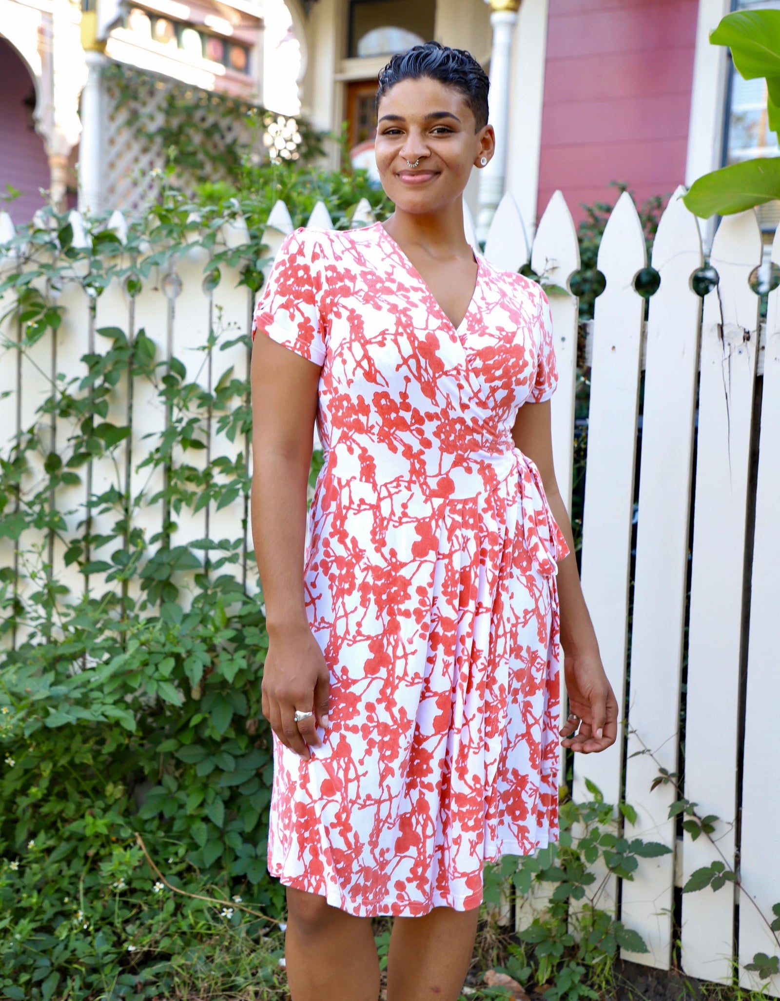 Charmed Organic Wrap Dress by Passion Lilie