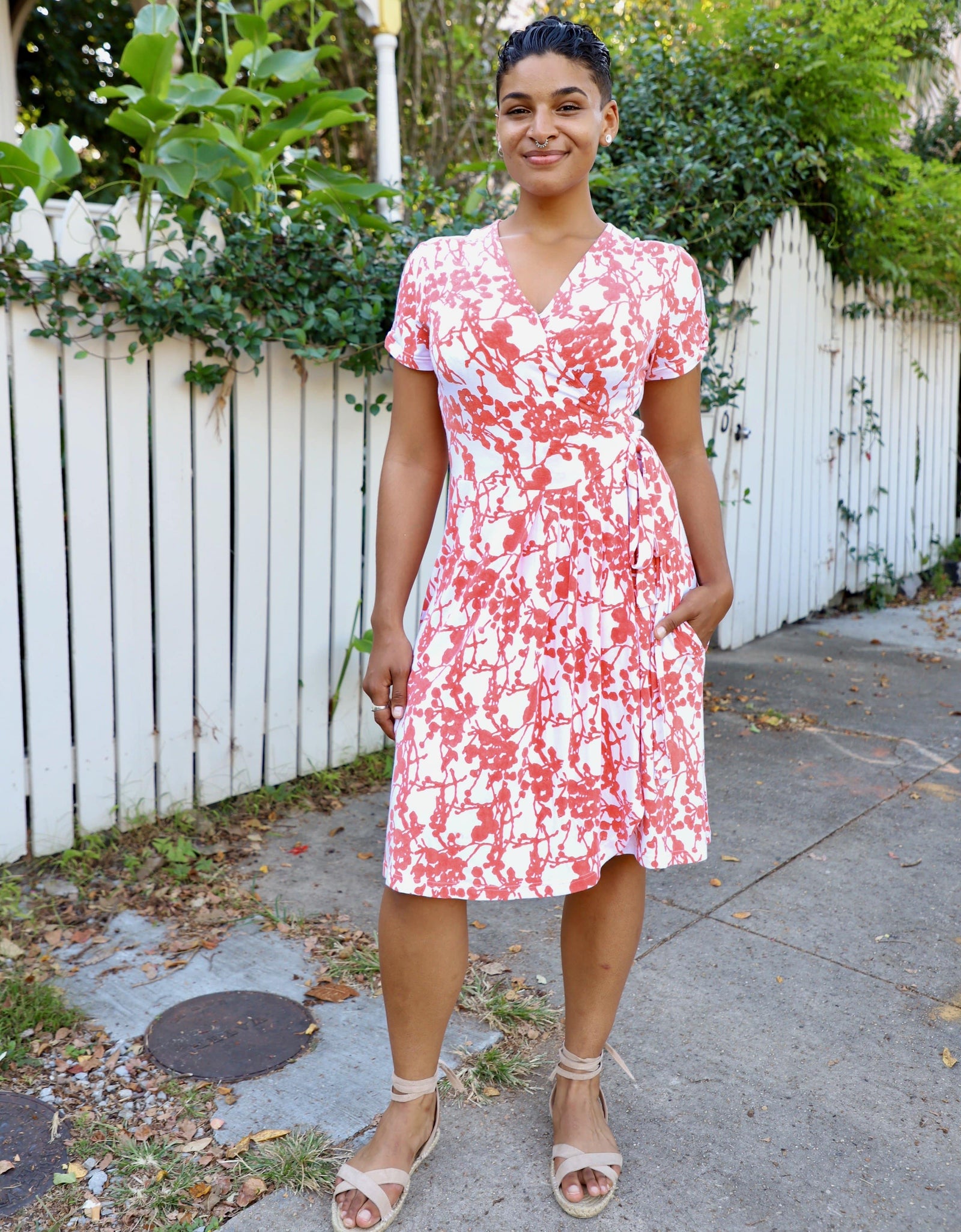 Charmed Organic Wrap Dress by Passion Lilie