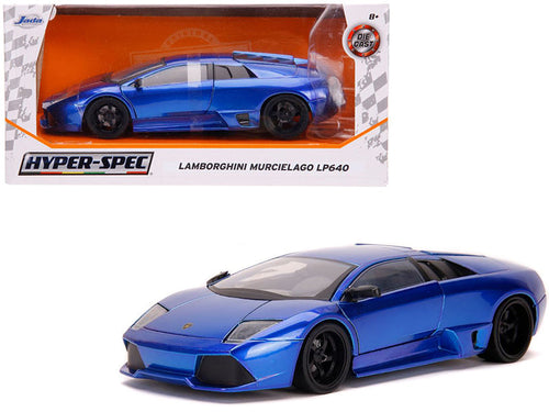 Load image into Gallery viewer, Lamborghini Murcielago LP640 Candy Blue "Hyper-Spec" 1/24 Diecast Model Car by Jada
