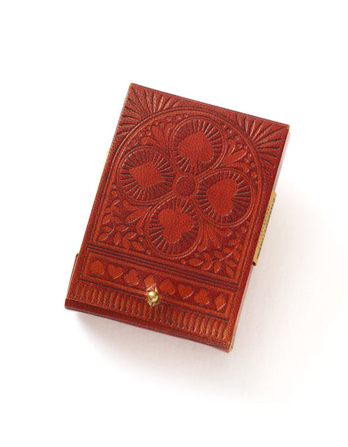 Load image into Gallery viewer, Embossed Leather Playing Cards Set by Matr Boomie
