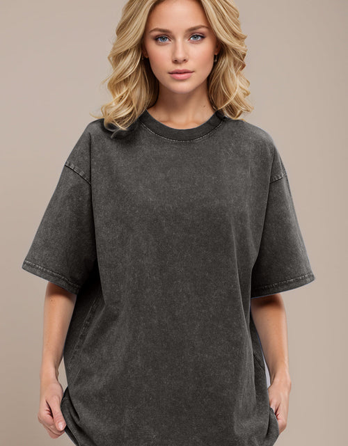 Load image into Gallery viewer, Basic Bae Round Neck Half Sleeve T-Shirt
