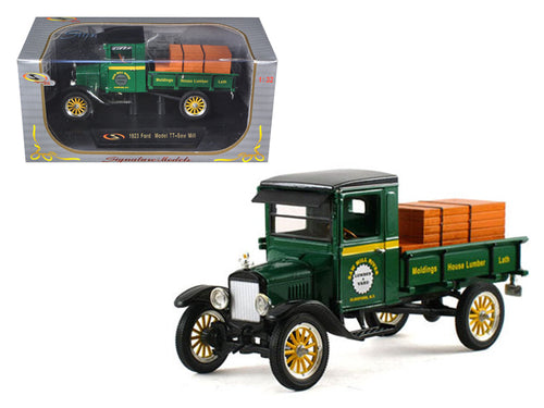 Load image into Gallery viewer, 1923 Ford Model TT Lamber Truck Green 1/32 Diecast Model Car by Signature Models
