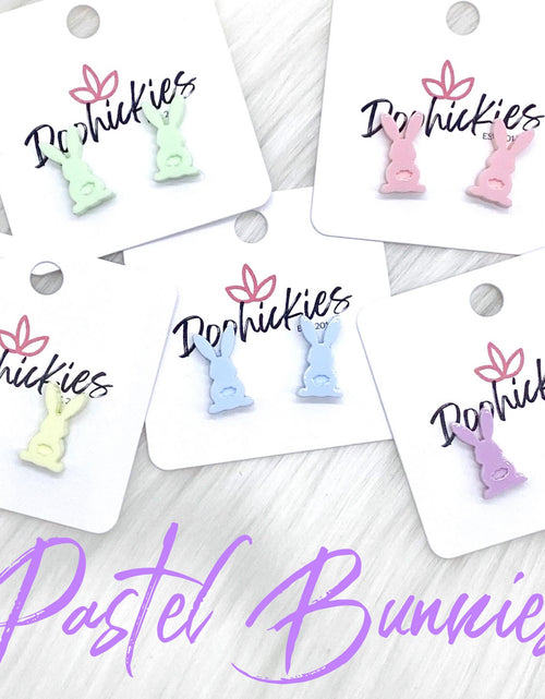 Load image into Gallery viewer, 16mm Pastel Bunny Acrylics by Doohickies Wholesale
