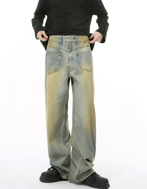 Load image into Gallery viewer, Men's Distressed Backward Jeans
