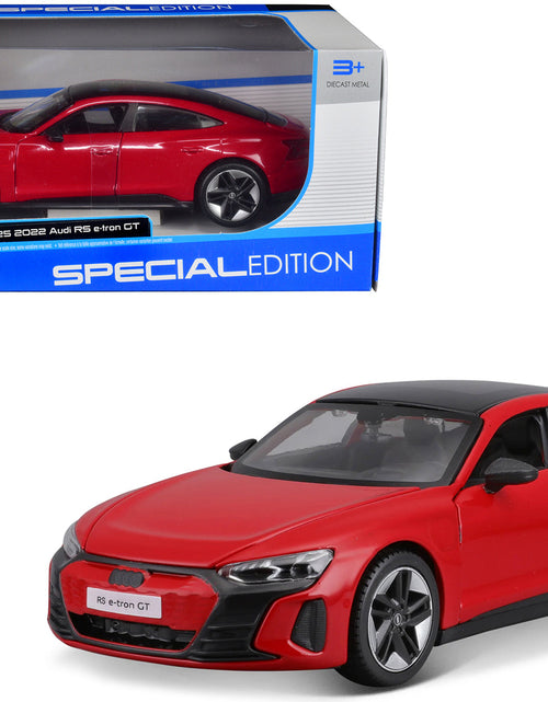 Load image into Gallery viewer, 2022 Audi RS e-Tron GT Red with Black Top and Sunroof "Special Edition" Series 1/25 Diecast Model Car by Maisto
