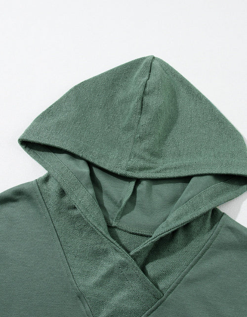 Load image into Gallery viewer, Color Block Dropped Shoulder Hoodie
