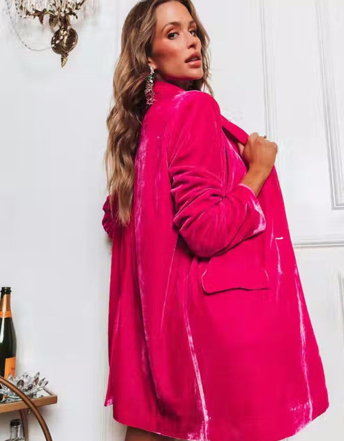 Load image into Gallery viewer, Button Up Long Sleeve Blazer with Pocket
