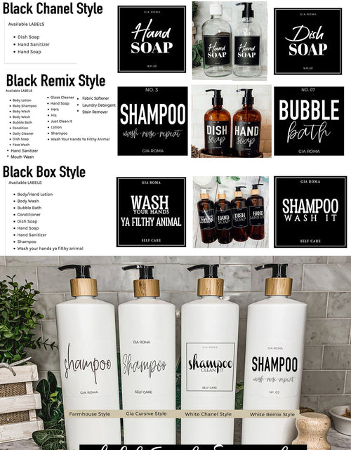 Load image into Gallery viewer, 32oz Plastic White Dispensers by Gia Roma

