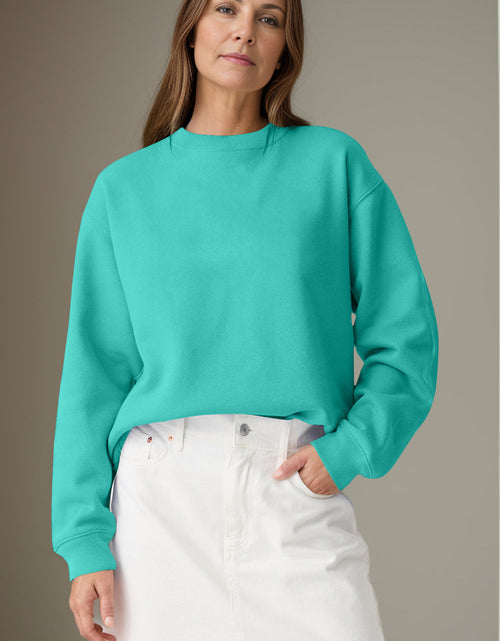 Load image into Gallery viewer, Round Neck Long Sleeve Sweatshirt
