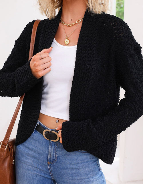Load image into Gallery viewer, Solid Color Open Front Cardigan
