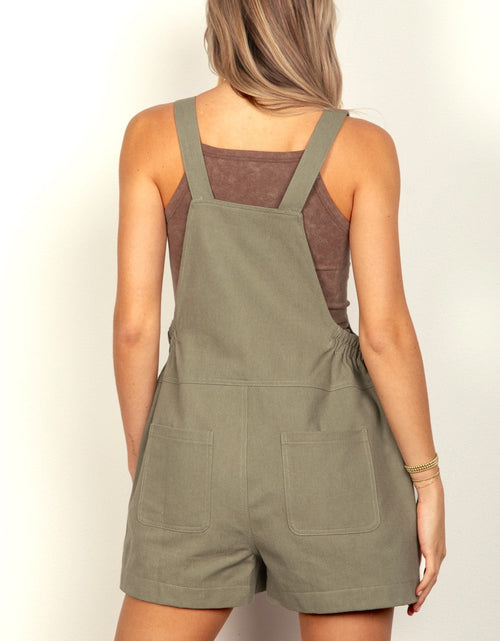 Load image into Gallery viewer, VERY J Adjustable Suspender Overalls with Pockets
