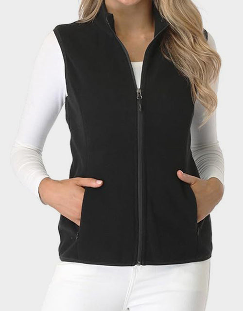 Load image into Gallery viewer, Zip Up Turtleneck Vest with Pockets
