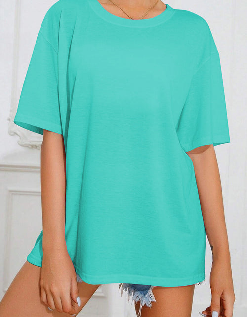 Load image into Gallery viewer, SUN SHINE ON MY MIND Round Neck T-Shirt
