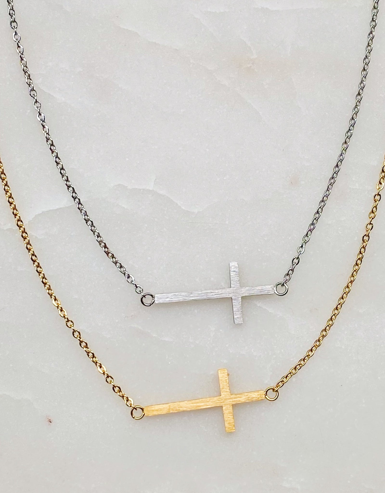 Kayla Cross Necklace by Ellisonyoung.com