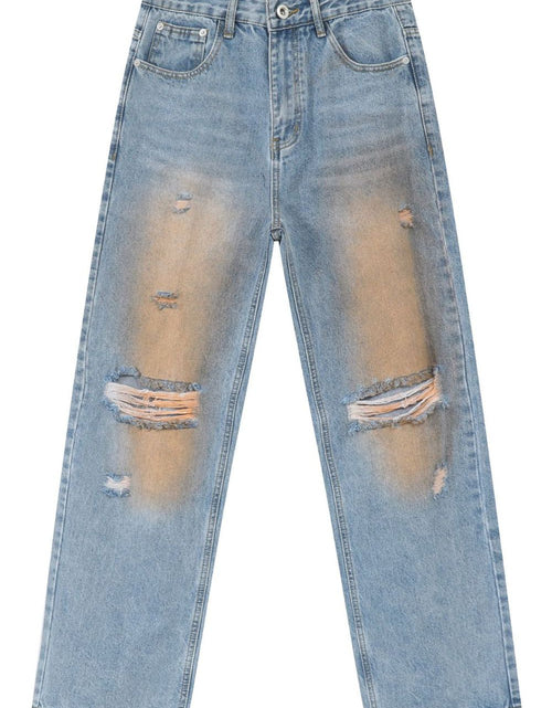 Load image into Gallery viewer, Men's Distressed Jeans with Pockets
