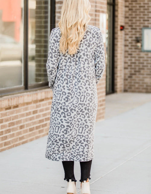 Load image into Gallery viewer, Open Front Leopard Cardigan
