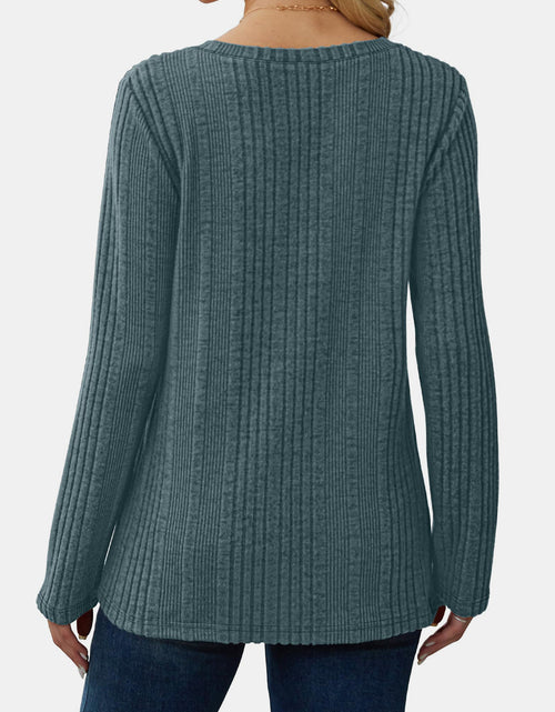 Load image into Gallery viewer, V-Neck Long Sleeve T-Shirt

