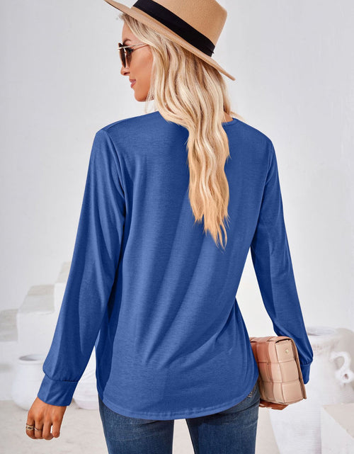 Load image into Gallery viewer, Square Neck Ruched Long Sleeve Blouse
