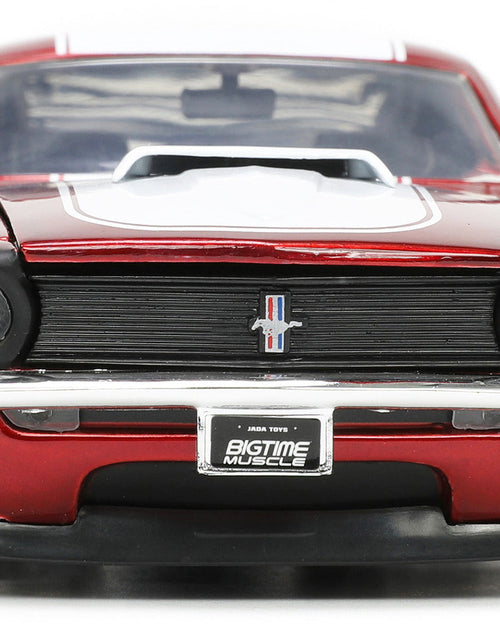 Load image into Gallery viewer, 1970 Ford Mustang Boss 429 Candy Red with White Stripes "Super Boss" "Bigtime Muscle" Series 1/24 Diecast Model Car by Jada
