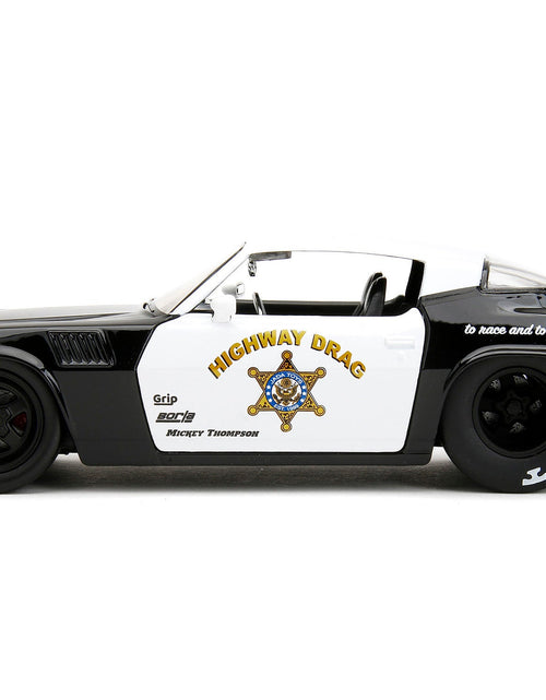 Load image into Gallery viewer, 1979 Chevrolet Camaro Z28 Police Black and White "Highway Drag" "Bigtime Muscle" Series 1/24 Diecast Model Car by Jada
