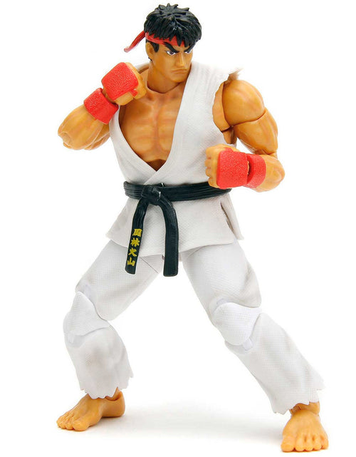Load image into Gallery viewer, Ryu 6" Moveable Figure with Accessories and Alternate Head and Hands "Ultra Street Fighter II: The Final Challengers" (2017) Video Game model by Jada
