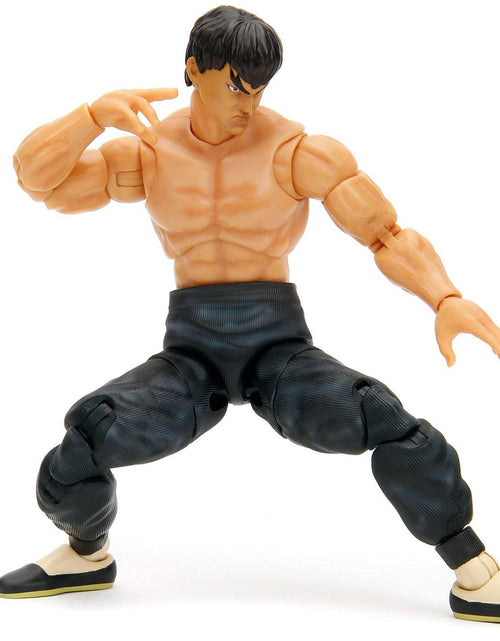 Load image into Gallery viewer, Fei Long 6" Moveable Figure with Accessories and Alternate Head and Hands "Ultra Street Fighter II: The Final Challengers" (2017) Video Game model by Jada
