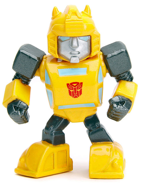 Load image into Gallery viewer, Set of 4 Diecast Figures "Transformers" TV Series "Metalfigs" Series Diecast Models by Jada
