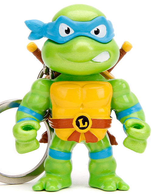 Load image into Gallery viewer, Set of 4 Diecast Figure Key Chains "Teenage Mutant Ninja Turtles" TV Series "Metalfigs" Series Diecast Models by Jada
