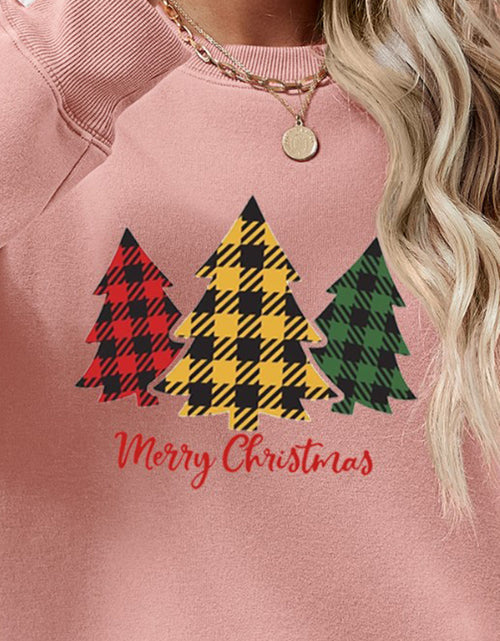 Load image into Gallery viewer, MERRY CHRISTMAS Dropped Shoulder Sweatshirt

