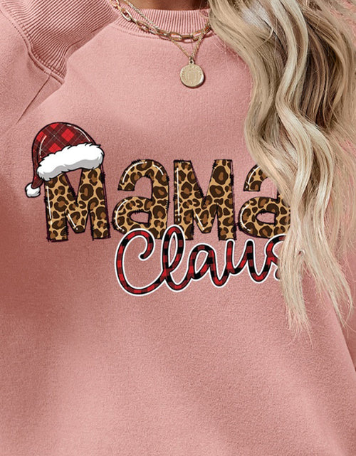 Load image into Gallery viewer, Round Neck Letter Graphic Long Sleeve Sweatshirt
