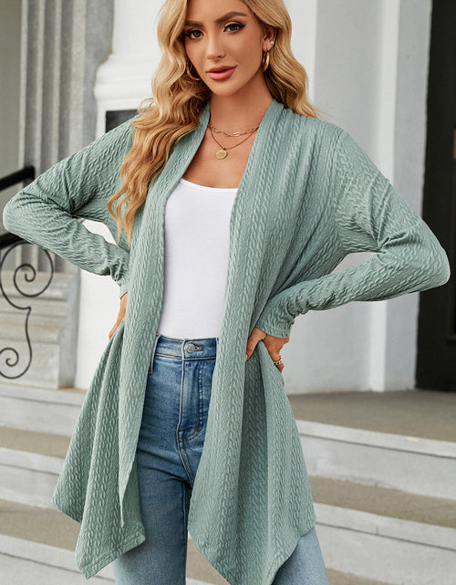 Load image into Gallery viewer, Open Front Long Sleeve Cardigan
