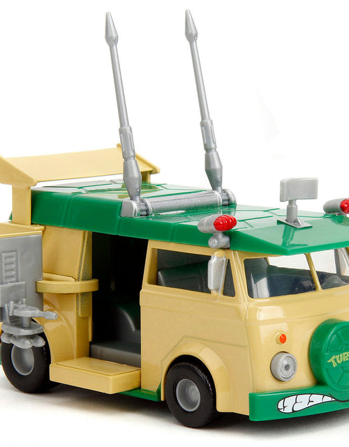 Load image into Gallery viewer, Party Wagon Green and Beige "Teenage Mutant Ninja Turtles" "Hollywood Rides" Series Diecast Model Car by Jada
