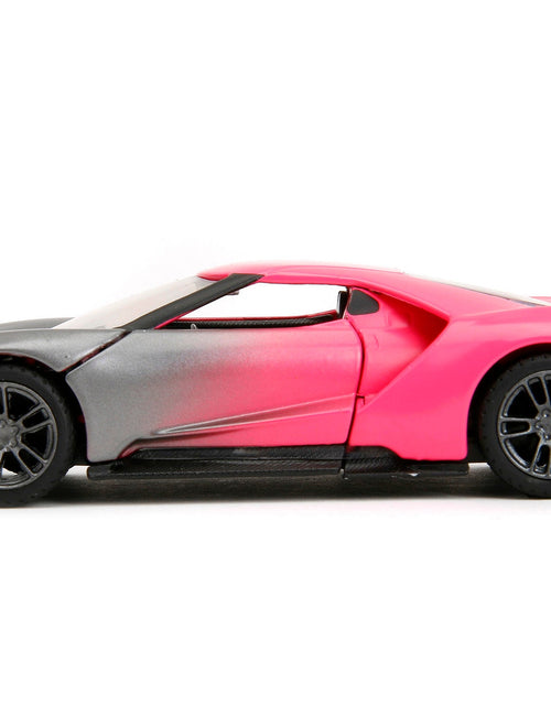 Load image into Gallery viewer, 2017 Ford GT Gray Metallic and Pink Gradient "Pink Slips" Series 1/32 Diecast Model Car by Jada
