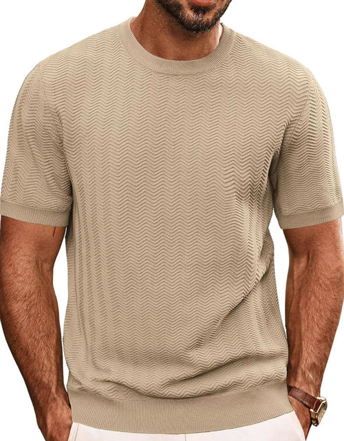Load image into Gallery viewer, Men's Full Size Round Neck Short Sleeve T-Shirt Plus Size
