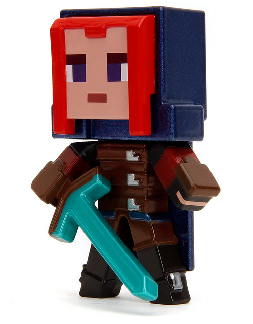 Load image into Gallery viewer, Set of 4 Diecast Figures "Minecraft Legends" Video Game "Metalfigs" Series Diecast Models by Jada
