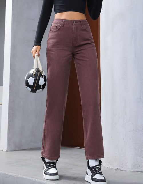 Load image into Gallery viewer, Straight Leg Jeans with Pockets
