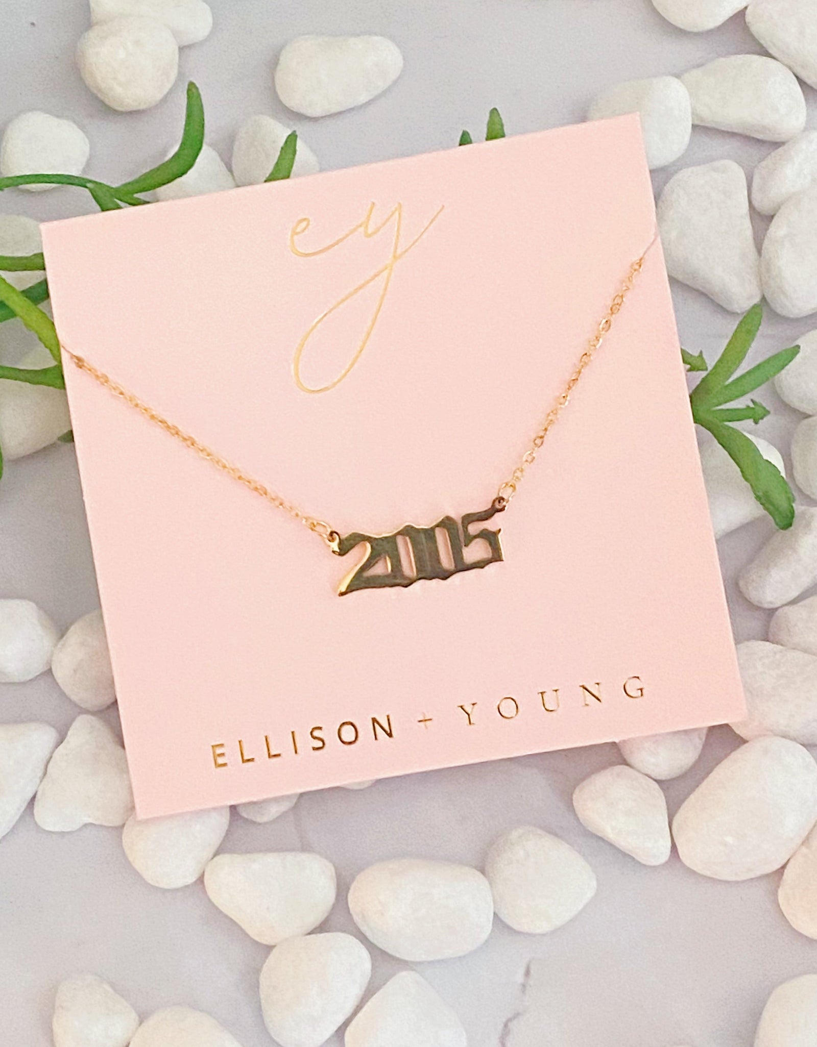 Birth Year Necklace by Ellisonyoung.com