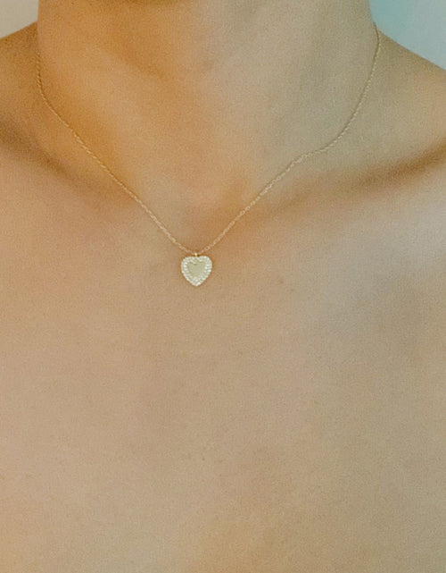 Load image into Gallery viewer, So Pretty Mini Heart Necklace by Ellisonyoung.com
