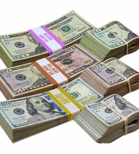 $34,000 ✔️RealAged™ Full Print New Series Stacks & Bands Pack by Prop Money Inc