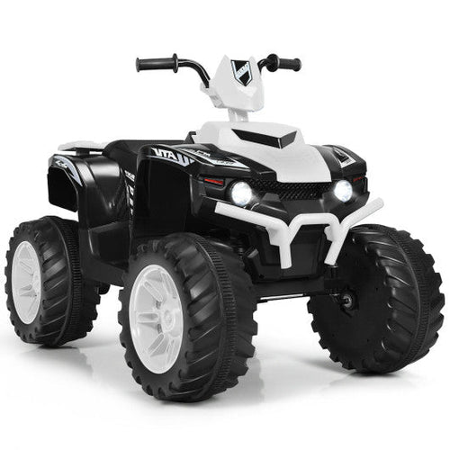 Load image into Gallery viewer, 12V Kids Ride on ATV with LED Lights and Treaded Tires and LED lights-White
