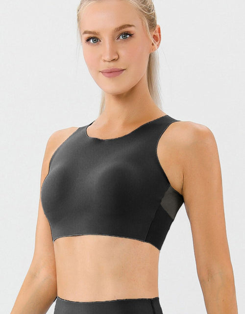 Load image into Gallery viewer, Round Neck Wide Strap Active Bra
