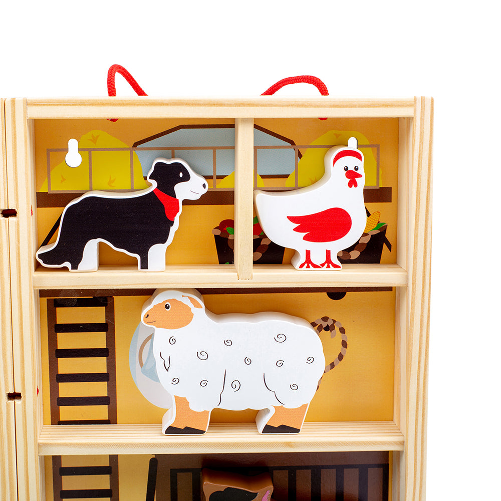 Farm Animal Playbox by Bigjigs Toys US