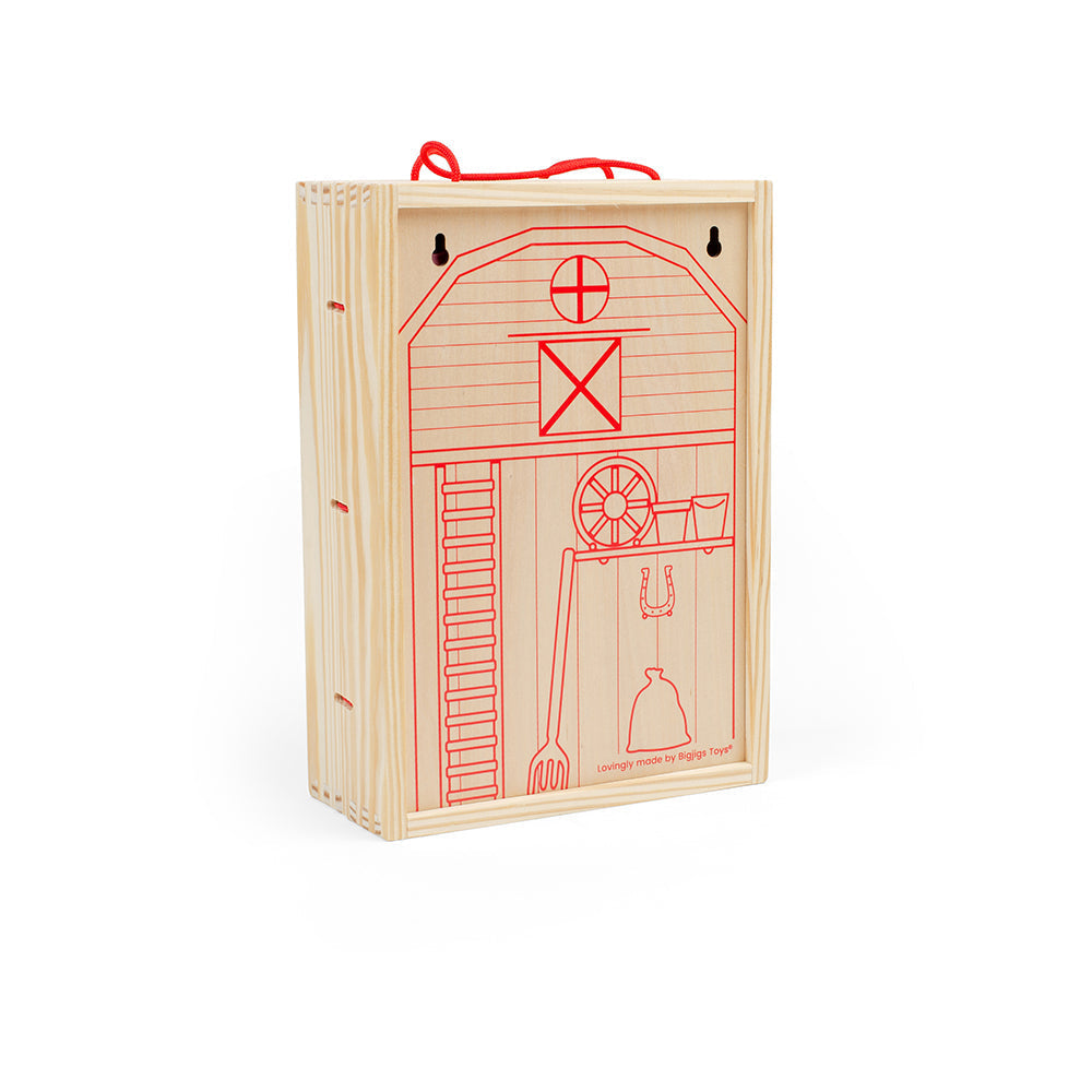 Farm Animal Playbox by Bigjigs Toys US