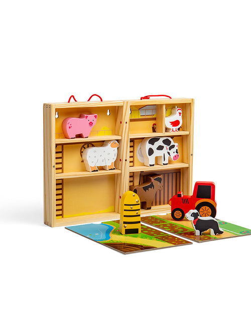 Load image into Gallery viewer, Farm Animal Playbox by Bigjigs Toys US
