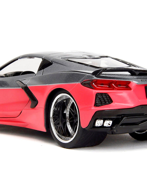 Load image into Gallery viewer, 2020 Chevrolet Corvette Gray Metallic and Pink "Pink Slips" Series 1/24 Diecast Model Car by Jada
