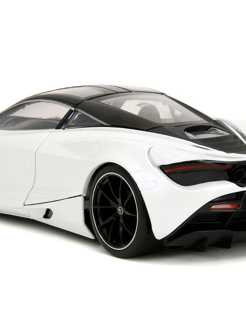 Load image into Gallery viewer, McLaren 720S White Metallic with Black Top "Pink Slips" Series 1/24 Diecast Model Car by Jada
