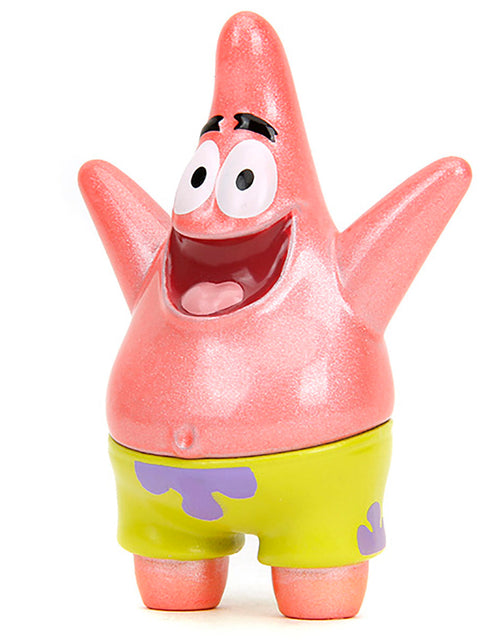Load image into Gallery viewer, Set of 4 Diecast Figures "SpongeBob SquarePants" (1999-Current) TV Series "Metalfigs" Series Diecast Models by Jada
