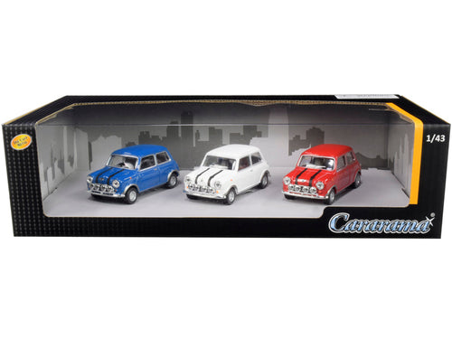 Load image into Gallery viewer, Mini Cooper 3 piece Gift Set 1/43 Diecast Model Cars by Cararama
