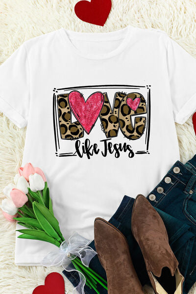Load image into Gallery viewer, LOVE LIKE JESUS Short Sleeve T-Shirt
