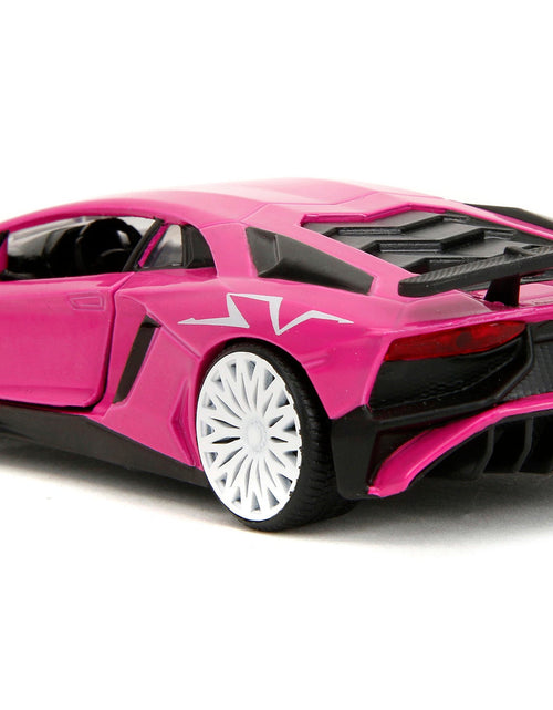 Load image into Gallery viewer, Lamborghini Aventador SV Pink "Pink Slips" Series 1/32 Diecast Model Car by Jada
